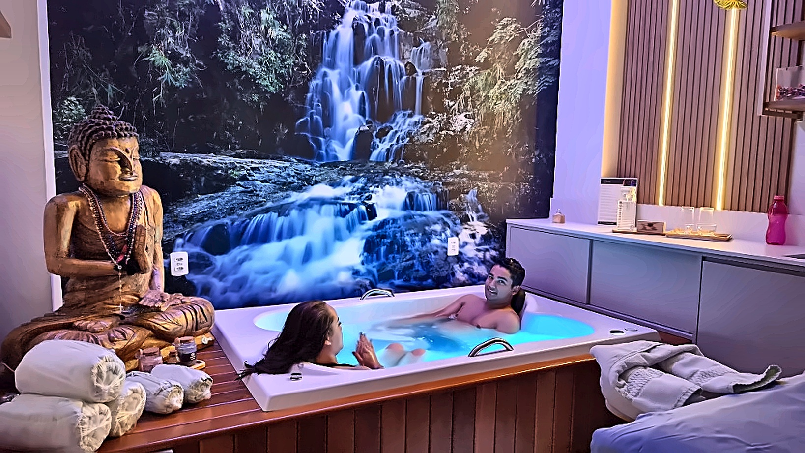 Casal no Day Spa Tactus Zen